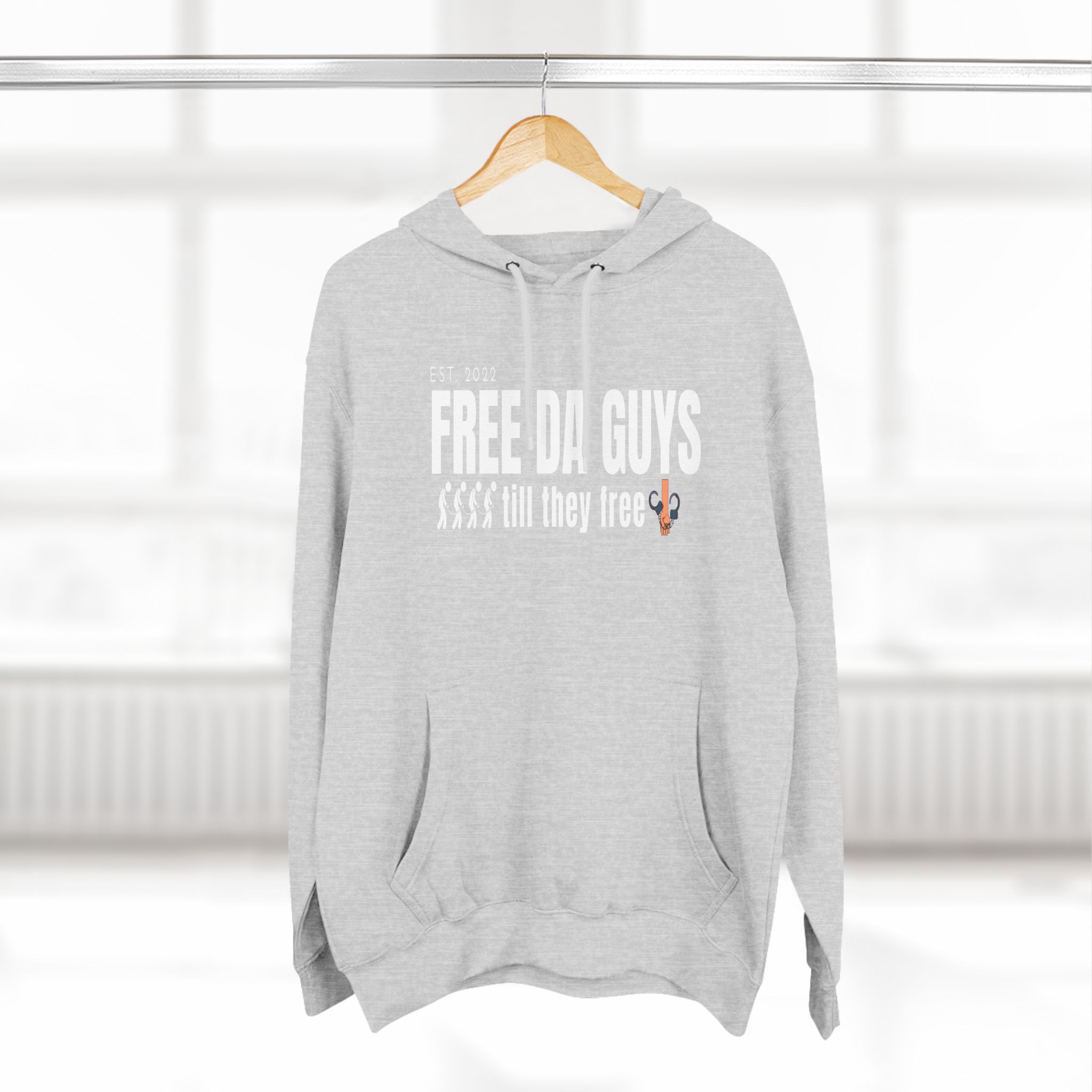 Free Da Guys Men's Hoodie - Image 12