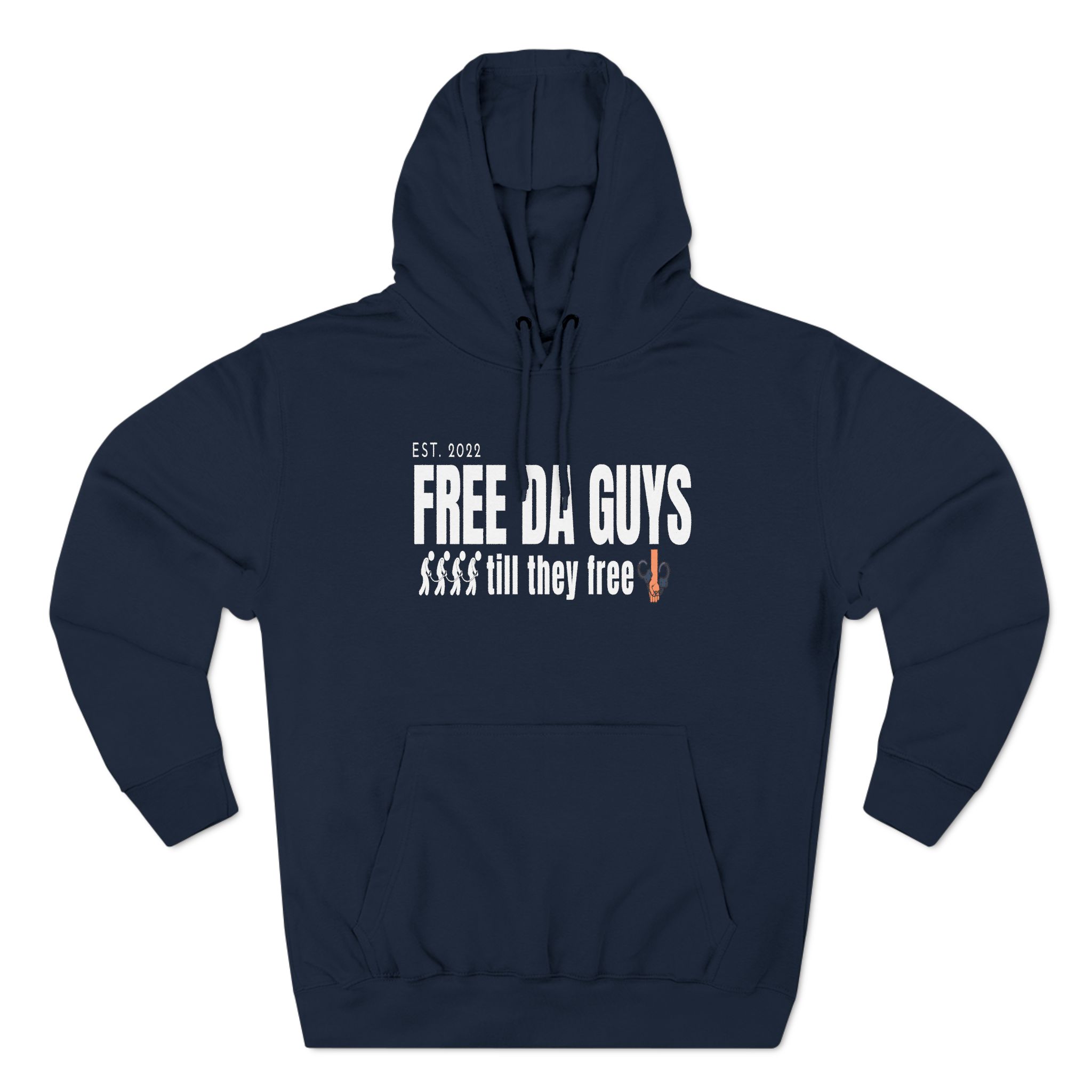 Free Da Guys Men's Hoodie - Image 21
