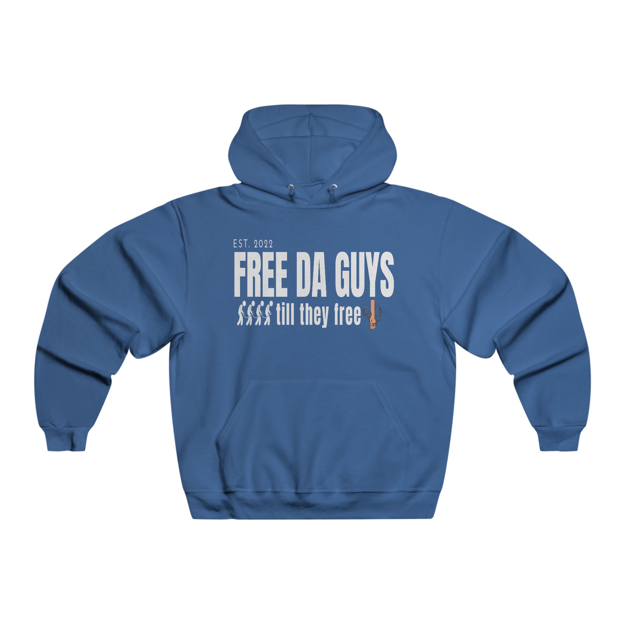Free Da Guys Men's NUBLEND® Hooded Sweatshirt - Image 7