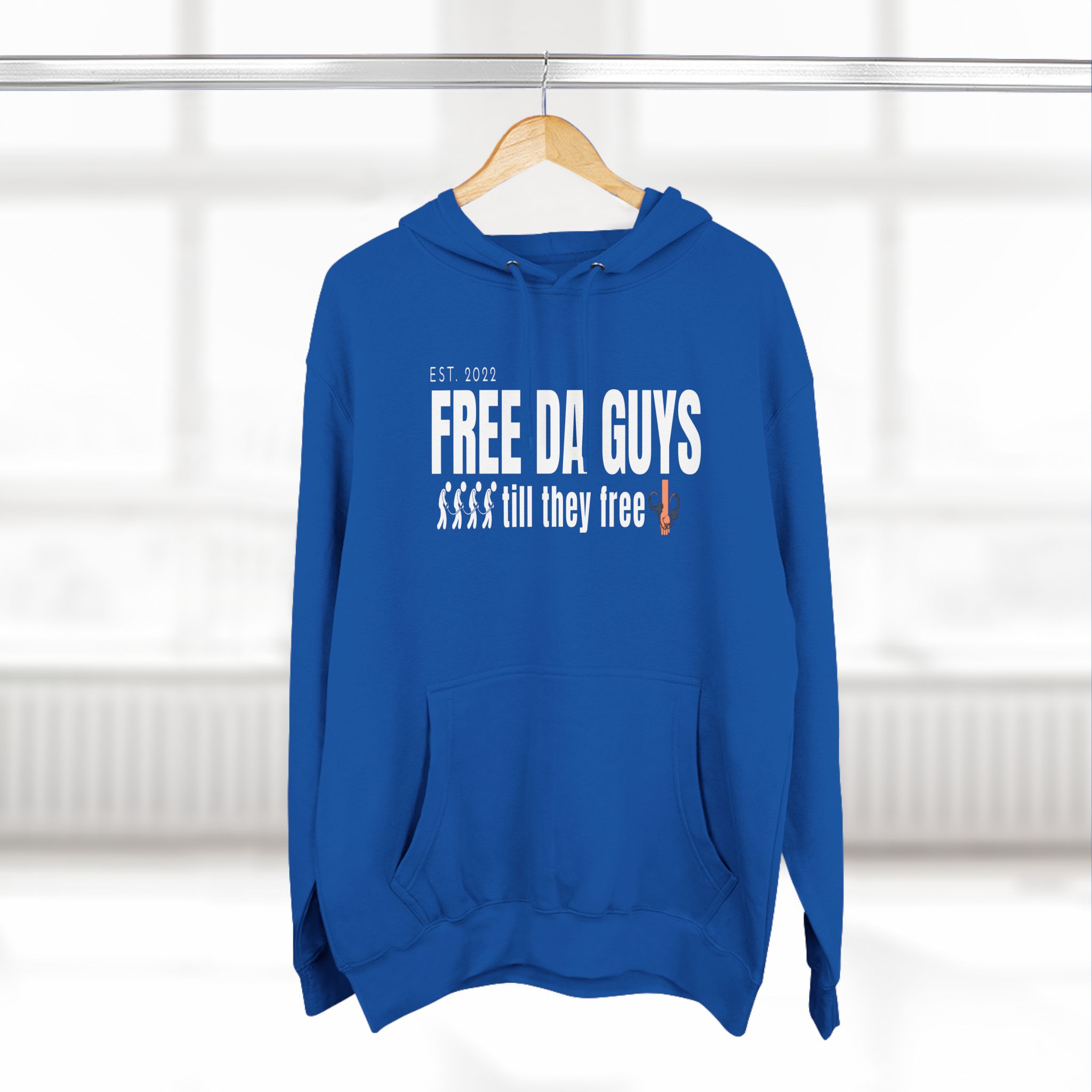 Free Da Guys Men's Hoodie - Image 4