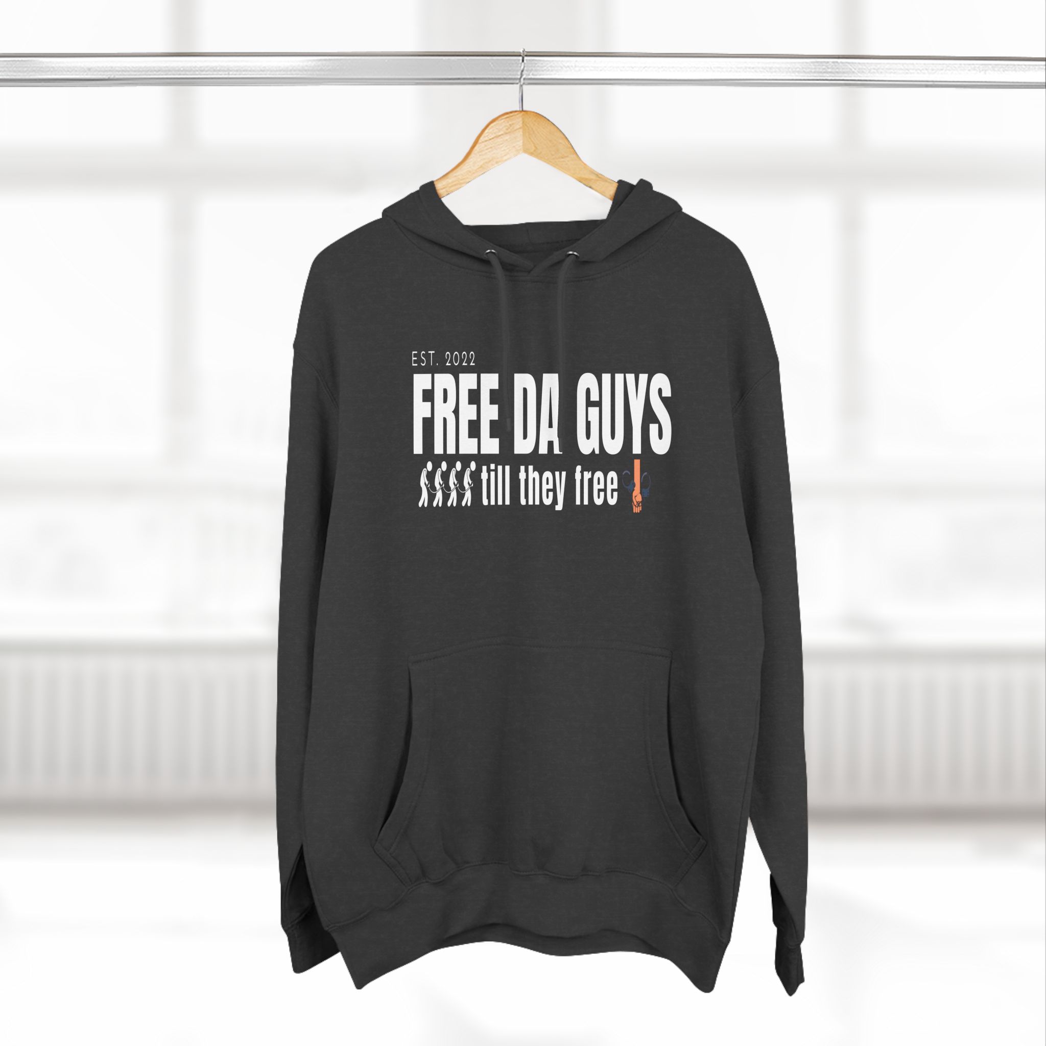 Free Da Guys Men's Hoodie - Image 16