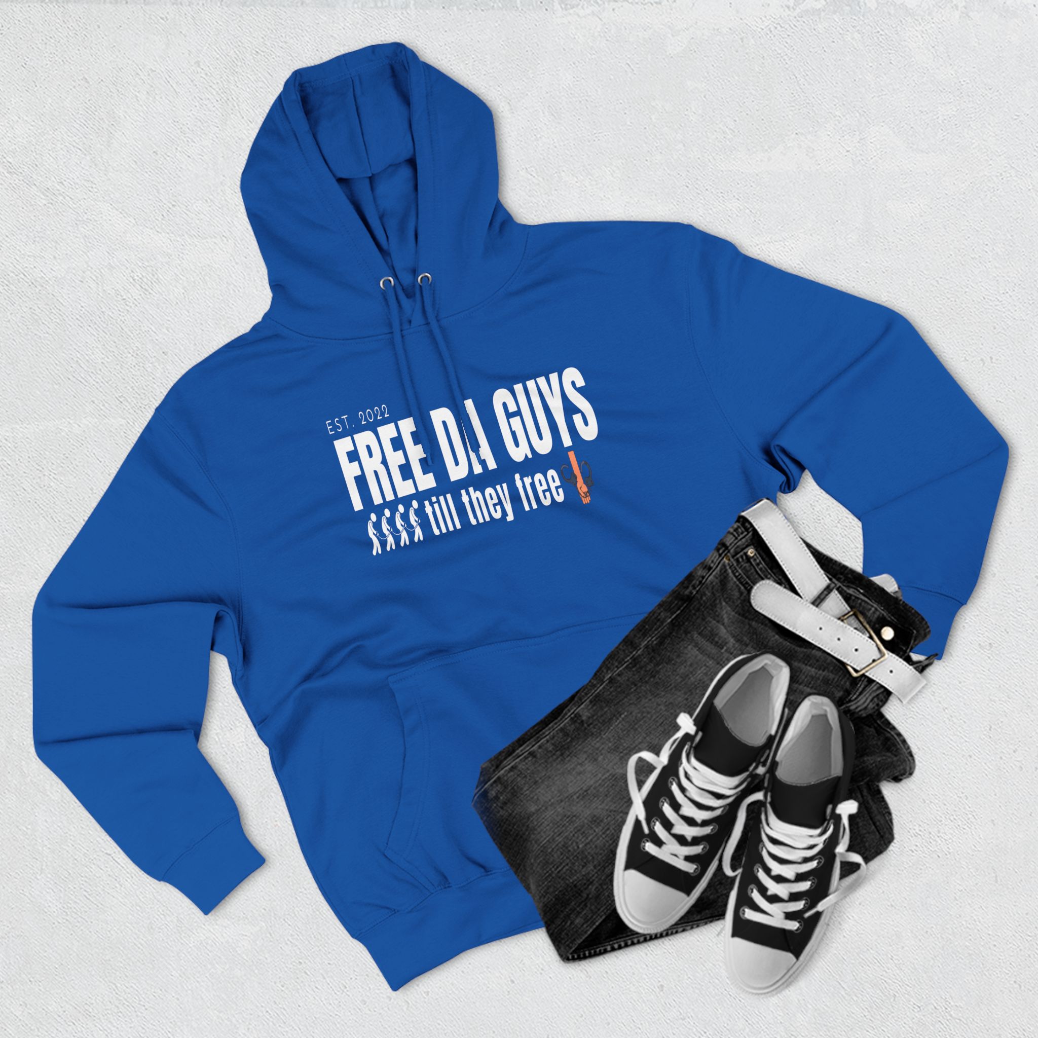 Free Da Guys Men's Hoodie - Image 3