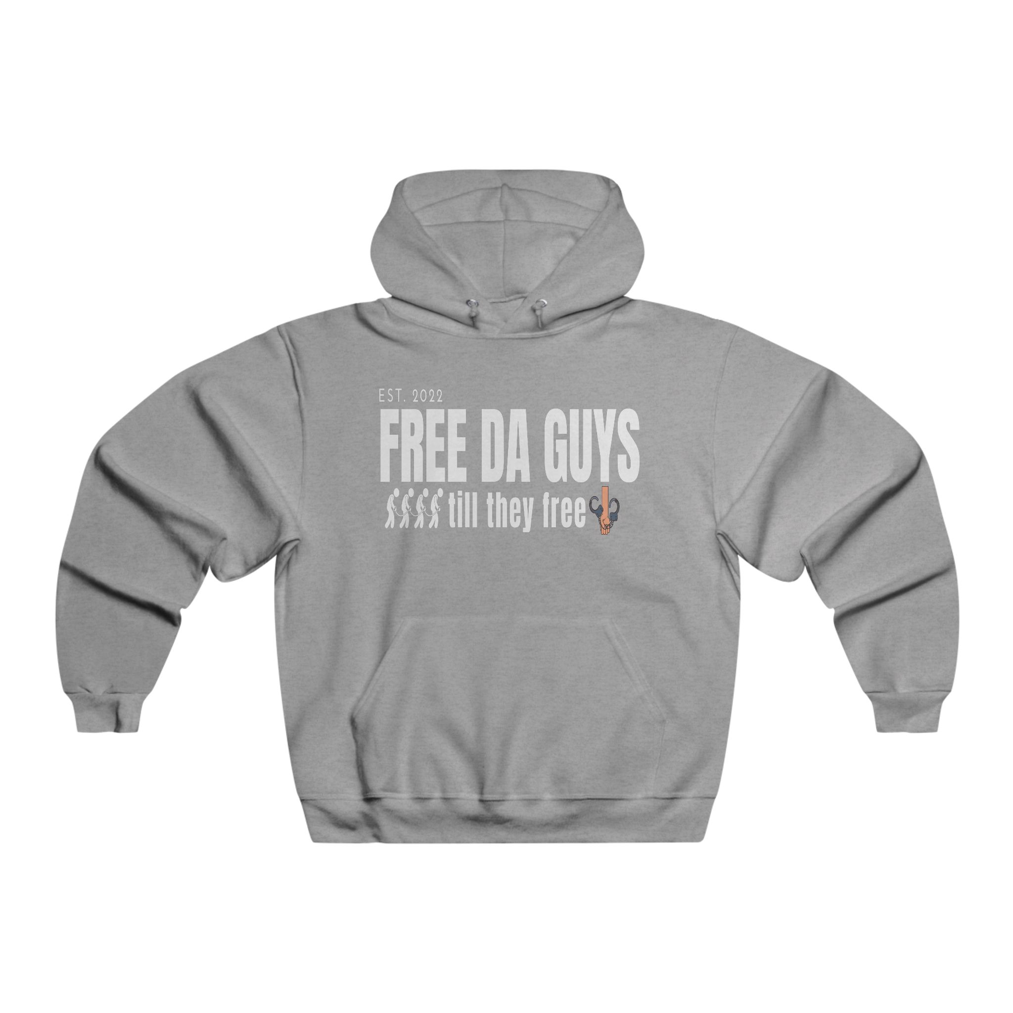 Free Da Guys Men's NUBLEND® Hooded Sweatshirt - Image 3