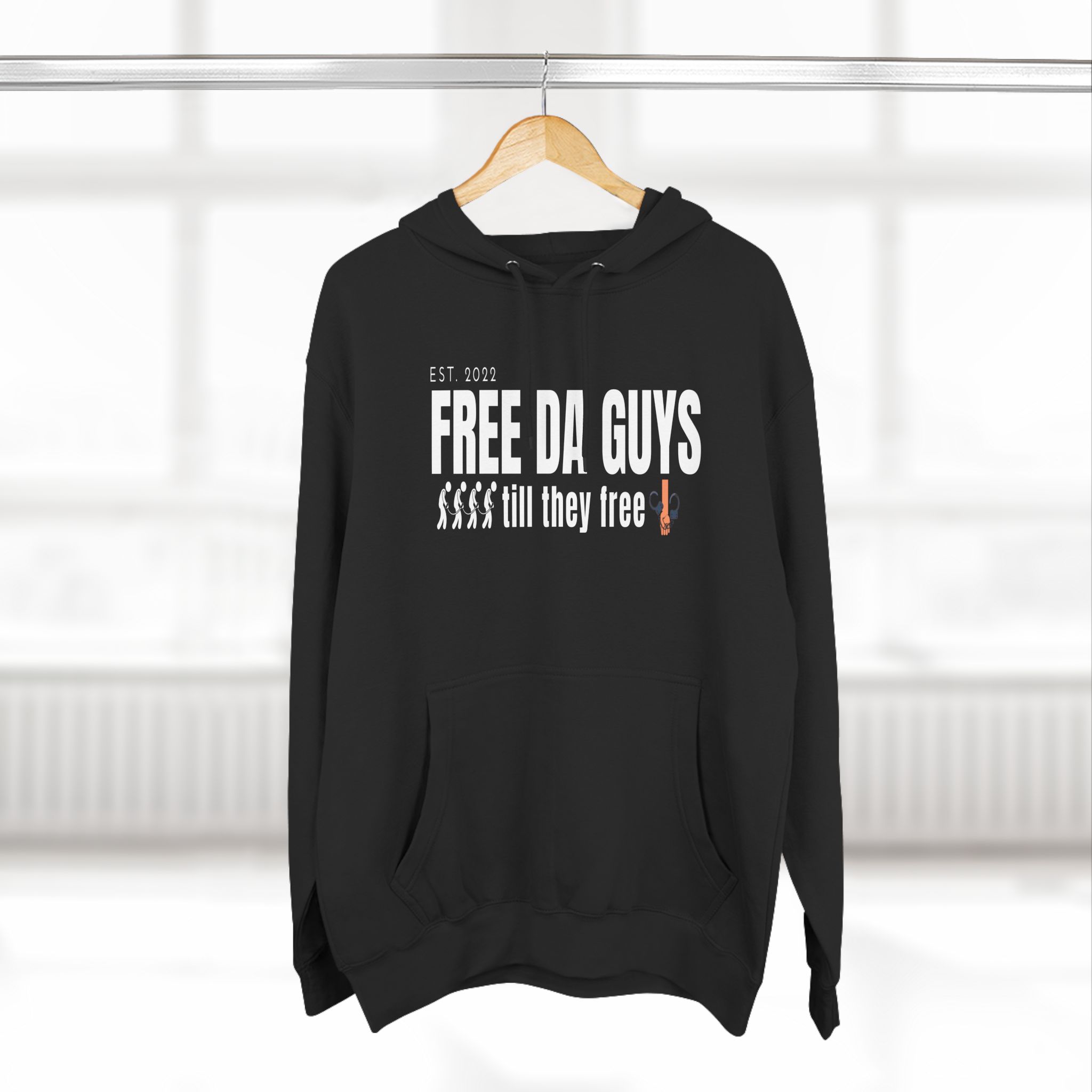 Free Da Guys Men's Hoodie - Image 20